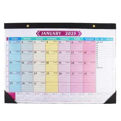 China Large Desk Wall Calendar 2023 2023 Custom Printing Planning Planning Calendar Monthly Calendar Table for sale