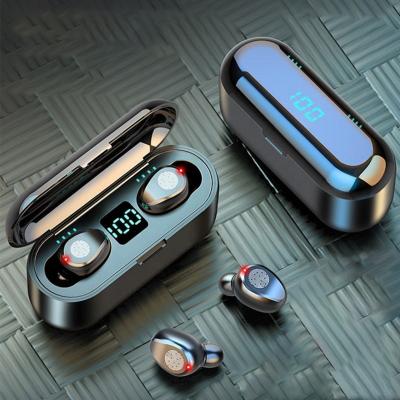 China In-Ear Newcomer Certified Ipx7 Mah Wireless Earbuds F9 Tws 2000 Headphones Game F9 Headset Tws Wireless Earbuds for sale