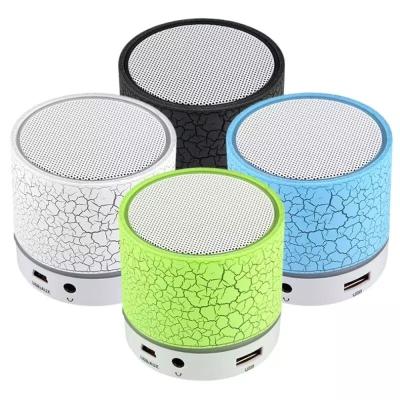 China Fast Shipping Fashion Mini Wireless Phone Speaker With LED Light Outdoor Portable Mini Speaker LED Flashing Light for sale