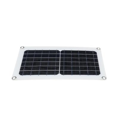 China Dcloud Portable Monocrystalline Solre Panels 10W Solar Power Sources 25w - 12v Semi - Flexible Solar Panel For Small Water Pump 158.75mmx158.75mm for sale