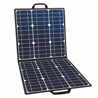 China Supply Power 100W 18V Portable Portable Folding Solar Panel Mobile Phone Charger Laptop Solar Charger for sale