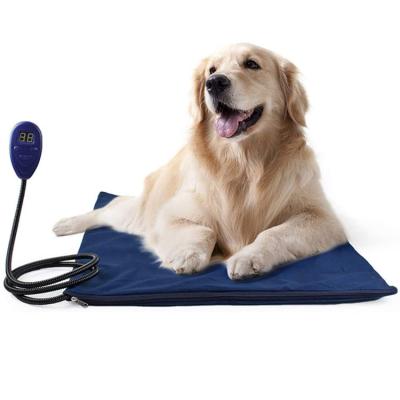 China Heating DC 12V 19.8 x 19.8 Inch Electric Waterproof Heating Blanket Pet Heating Mat with Soft Removable Cover, Chew Resistant Rope for sale