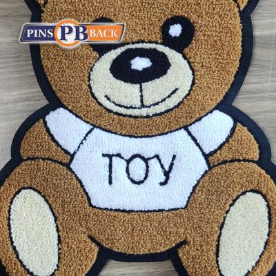 China 10 Years 3D Patch Experience, Custsom Embroidery Patch Iron On Back For Sewing On Fabric For Chenille Patch for sale