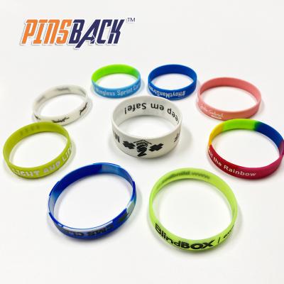 China Wholesale Custom Size Asian PVC Wristband High Quality Custom 3D 3D PVC Wristband Rubber With Letters Printing Wristband for sale