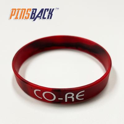 China wholesaler high quality custom 3d pvc silicone rubber wristband custom 3d printing wristband pvc wristband with letters for sale