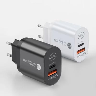 China QC3.0 Adapter For Samsung PD 20W 12W USB Type C Quick Charger QC 3.0 Phone Charging For iPhone 13 12 Wall Charger Mobile Phone for sale