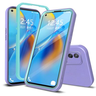 China Plus Protector For Samsung a03s/s02s Full Cover Bumper Hybrid Shockproof Phone Case For Samsung a02 a03s a10s a12 a20 a21 a32 a50 S21 S20 for sale