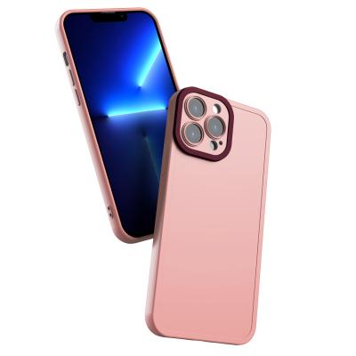 China New TPU/PC PC Camera Protective Phone Case Cover Candy Colors Shockproof Phone Cover For iPhone 11 12 13 pro Max 13Pro 13 for sale