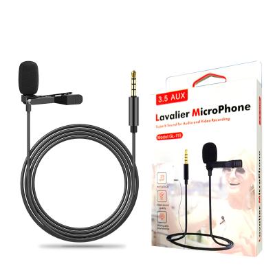 China 360 Type-C Omnidirectional 3.5mm Degree Lavalier Condenser Microphone MIC is Suitable for Mobile Phone Smart Camera for sale