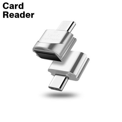 China Wholesale Type-c Mini Data Transmission High Speed ​​TF Cards TF Card Memory Card Reader Reader for sale