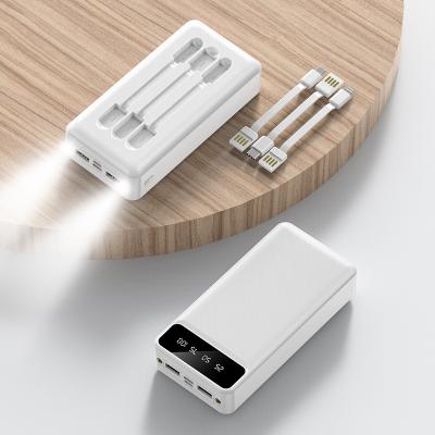 China Fast Charging Support Fast Charger With Cable Customized High Capacity Magnetic Slim Power Bank for sale