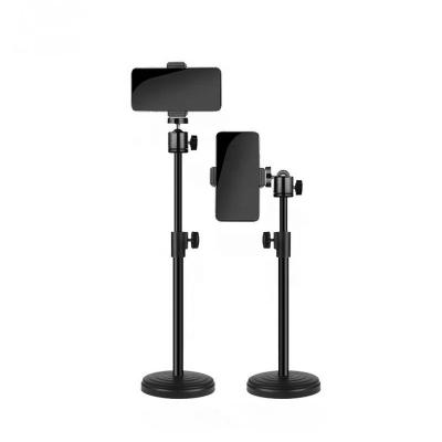 China Best Selling Durable Desktop Live Desktop Lazy Bracket Microphone Stand AdjustableTablet Stand Phone Clip Holder for sale