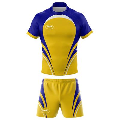 China Antibacterial Custom Quick Dry Stripes Rugby League Singlet Singlet Sets for sale