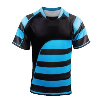 China Custom Sublimation Antibacterial Sports Team Logo School Kids Rugby Uniform for sale