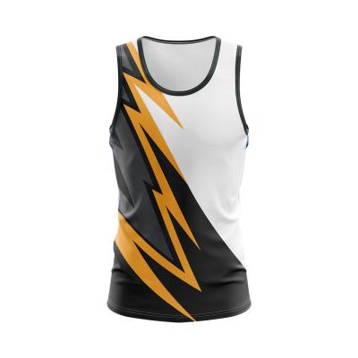 China 2021 QUICK DRY high quality custom logo sublimated adult track and field marathon singlet top for sale