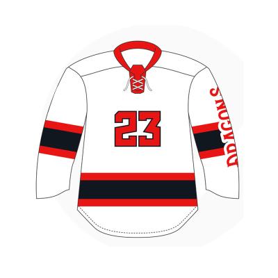 China Shirts & Complete High Quality Latest Design Ice Hockey Jersey Custom Made Top for sale