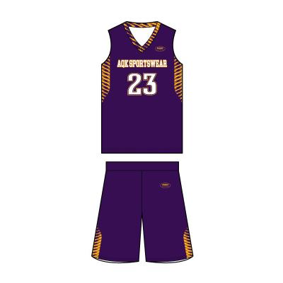 China Breathable Custom Premium Womens Reversible Basketball Uniform Set for sale