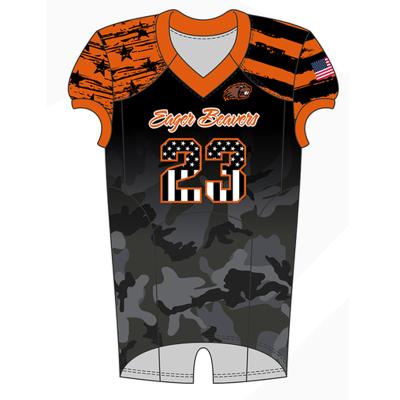 China Canton Breathable Team Sublimation American Football Wear Uniform for sale