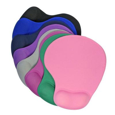 China Custom Hot Selling Colorful Logo Silicone Gel Mouse Pad Eco-friendly With Wrist Rest for sale