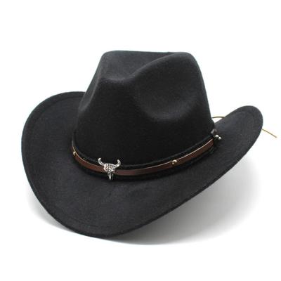 China Wholesale 2022 New Image Fedora Fashion Design Men And Cowboy Felt Overwhelmed Women'S Wide Universal Panama Fedora for sale