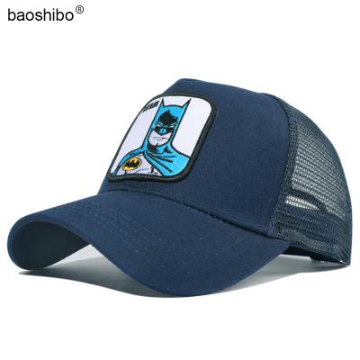 China JOINT Custom Baseball Cap With Mesh Hat 6 Panel Cotton Trucker Hat for sale