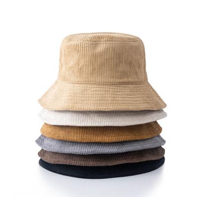 China Custom Clothing Accessories Corduroy Hat White Hat Accept Custom Fisherman's Hat Corduroy for sale