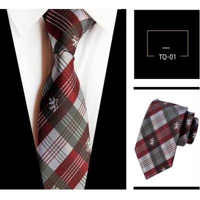 China Wholesale Fashionable 22 Pattern Factory Men's Jacquard Fabric Formal Dress Yarn-Dyed Stripe Yarn-Dyed Handmade Wedding Tie for sale