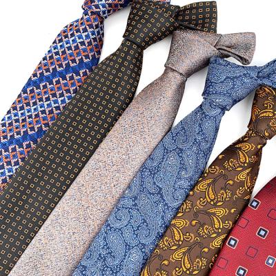 China Fashionable spot tie wholesale men's polyester fabric business leisure banquet wedding suit accessories and best man tie for sale