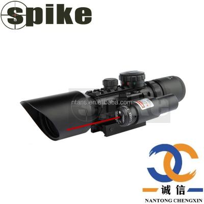 China Rifle Scope 3-10X42 Hunting With Red Laser Optics Riflescope LS3-10x42E Tactical Scopes for sale