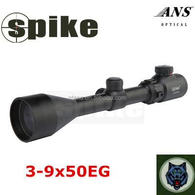 China SPIKE Tactical 3-9X50mm Dual Riflescope /3-9x50 Illuminated Aluminum Alloy Matte Finish Thermal Riflescope Black Alloy For Hunting for sale