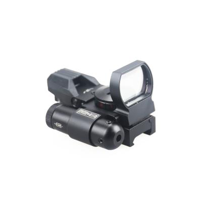 China Aluminum Alloy HD101B Red and Green Bright Red Dot Reflex Sight Scope with Red Laser for Hunting Rifle Scope for sale