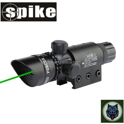 China Spike New Tactical Scope Adjustable Dot Laser Sight With Infrared Green 2 Mounts (20mm Width Gun Mount) +2 Switch Laser Sight CXJG1/IIIG for sale