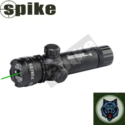 China Spike Sight Scope Green Dot Laser Pointer Sight Hunting Scope With Pressure Switch JG1-2/G for sale