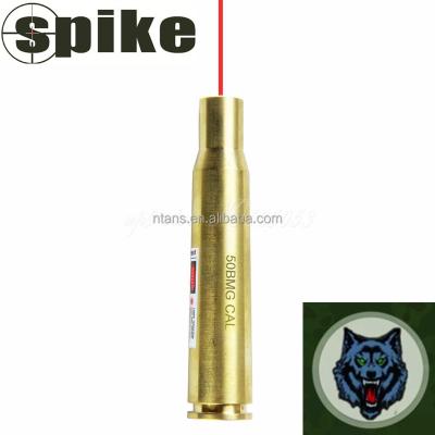 China Brass Laser Cal, GAUGE 50BMG Cartridge Laser Hole Spike Tactical Hunting Red Dot Red Sight for sale