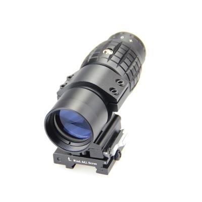 China Aluminum Alloy Spike Hunting Sight with 20mm Mount 3x Magnifier Flip Side Scope for sale