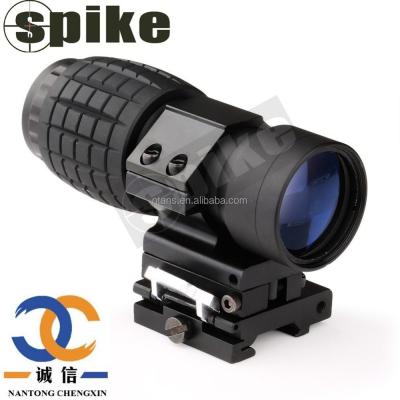 China Spike Sight with Flip To Side 20mm Weaver Rail Mount for Red Dot Laser Sight, 3x Magnifier Scope ZB3-1 for sale