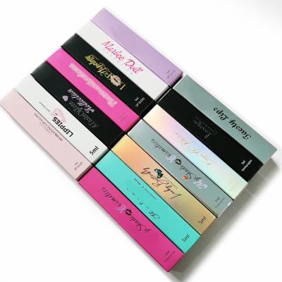 China Recyclable Custom LOGO Private Label Luxury Lip Gloss Boxes VACUUM Packaging For Lipstick for sale