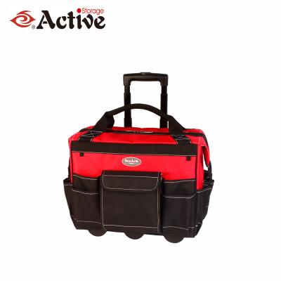 China Multifuction Heavy Duty Tool Bags Tool Bag With Strong Durable Wheels And Trolley for sale