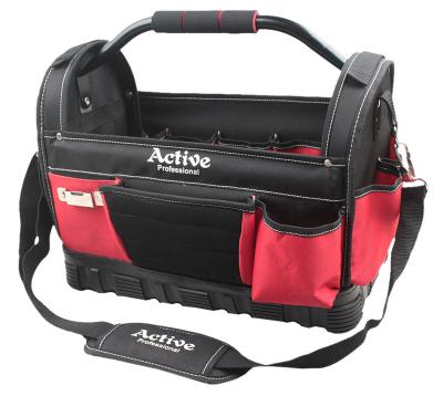 China Large Capacity Open Mouth Tool Bag Eco - Friendly Electrician Tool Bag With Hard Base for sale