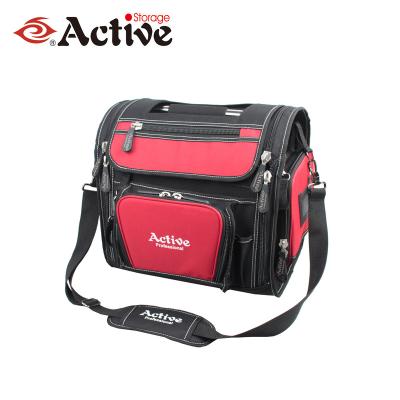 China Professional Polyester Tool Bag With Tubular Handle And Shoulder Strap for sale