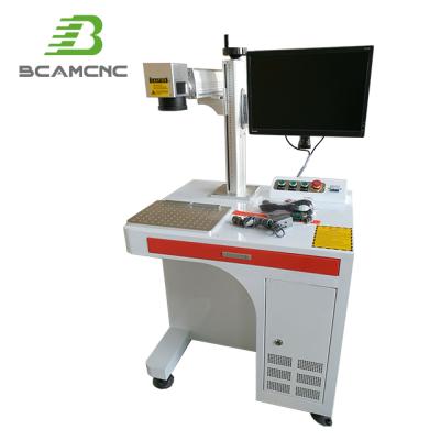 China Steel Fiber Laser Marking Machine 20w Metal Jewelry Mark Laser Marking Machine for sale