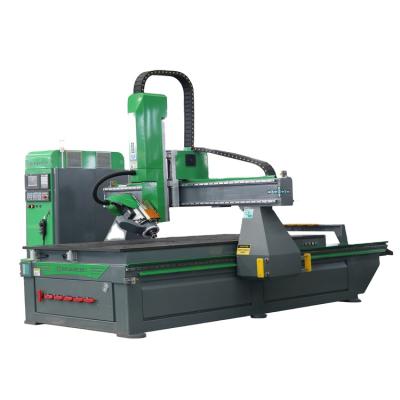 China Woodworking Industry 4 Axis CNC 8x4 Desktop CNC Rotary Router Cutting Acrylic Machining MDF Aluminum With One Router for sale