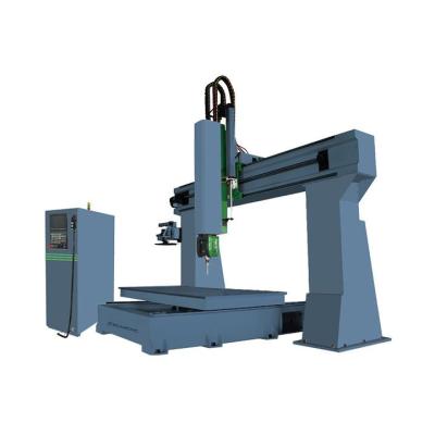 China Hotels CNC 5 Axis Router Machine For PVC Mold Acrylic Stone Cutting for sale