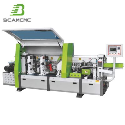 China Automatic Sideboard Edging Machine For Wooden Cabinet PVC MDF Corner Trimming Machine Edge Edging for sale