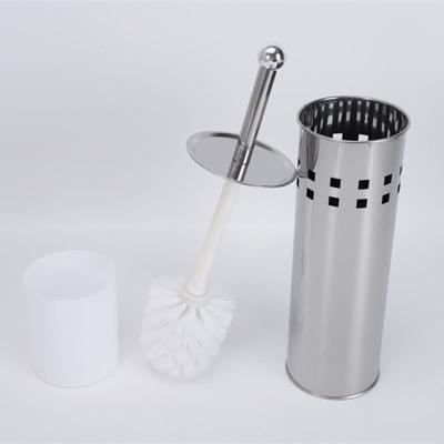 China Sustainable Stainless Steel Toilet Brush Bathroom Toilet Cleaning Brush for sale