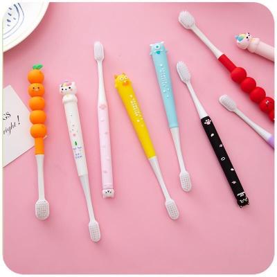 China Eco-friendly Cute Kid Toothbrush Soft Stiffens 6-12 Years Old And Above Customized Cartoon Design Toothbrush For Kid for sale