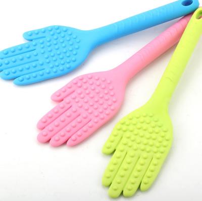 China Handheld Body Massager Plastic Handheld Massager Tool Hand Shape Portable Hand Shape Massager for sale