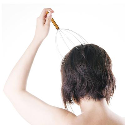 China High Quality Handheld Head Head Claw Relaxation Massager Metal Scalp Head Massager for sale