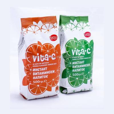 China Moisture Proof Customize Vitamin Powder Supplements Food Packaging Bag Gusset Bag Stand Up Pouch for sale