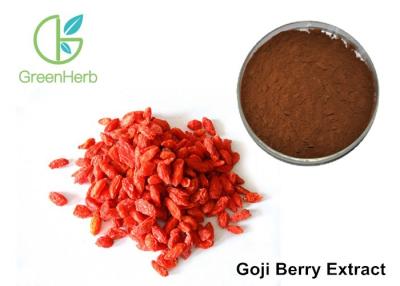 China Heathy Chinese Wolfberry Extract , Lowering Blood Fat Goji Berry Extract Powder for sale